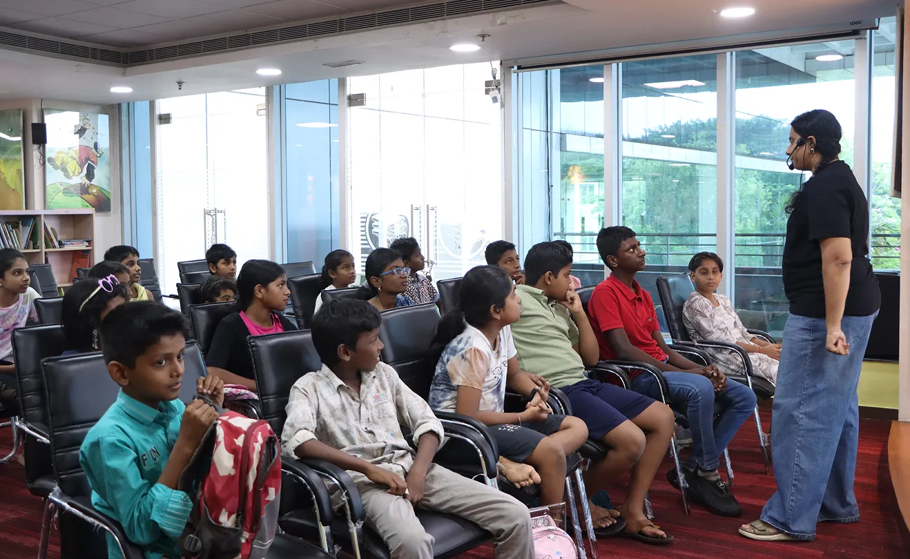 Audience participating in a financial literacy workshop